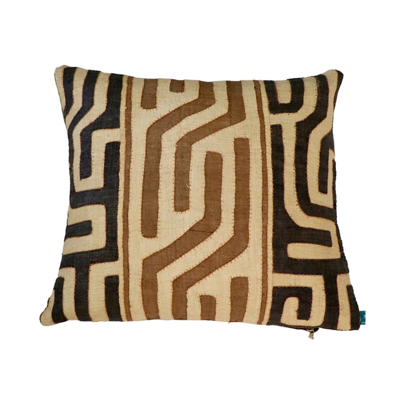 Housse de coussin carré en similicuir