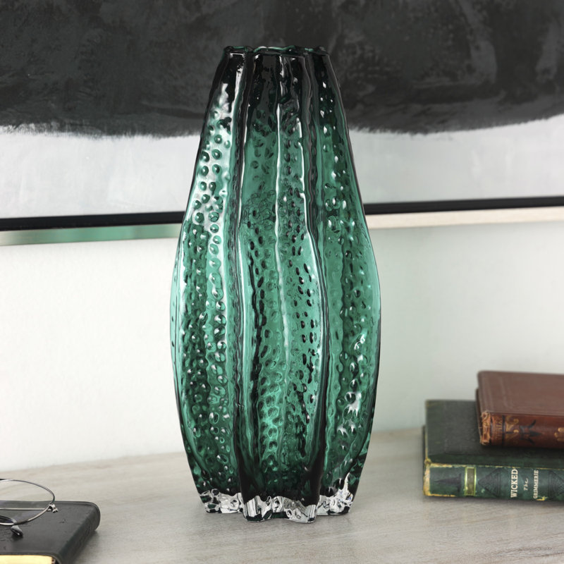 Dwyer glass table vase, Vert, Grand