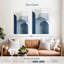 Avery Blue Linen Mountains II-108240362