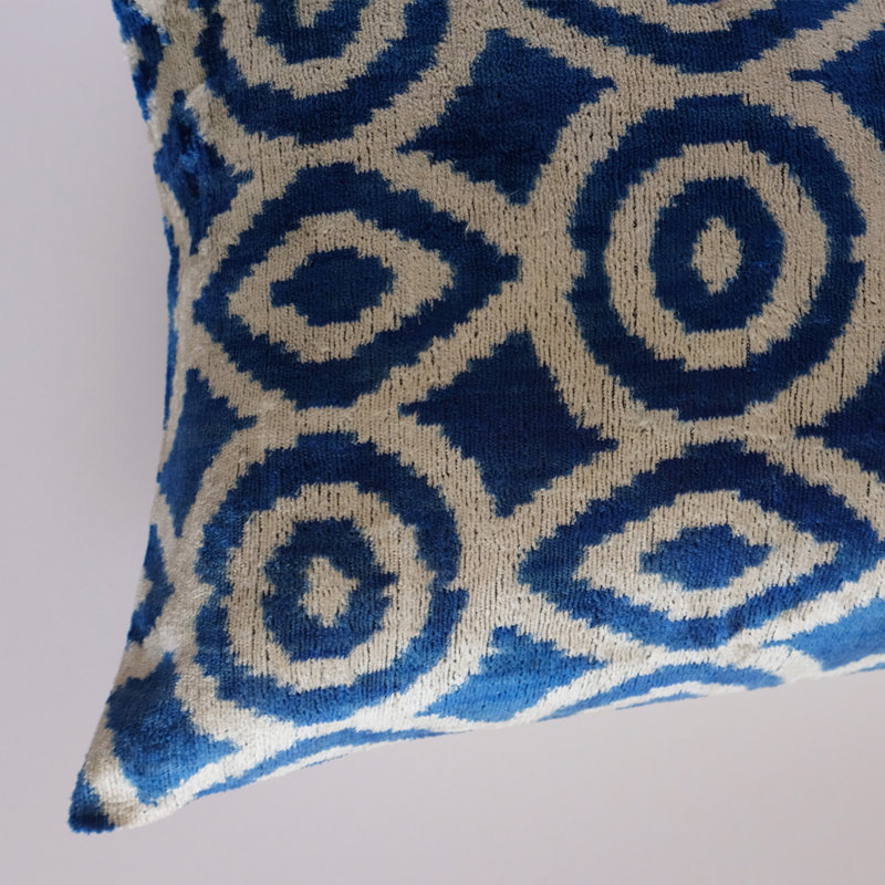 Frye Feather Throw Pillow, Geometric 3