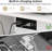 48 Inch Home Desk with Gold Handle Drawer and Power Outlet Computer Desk with Storage Shelf-1200572664