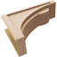 Bois de cèdre brut Viola TimberThane Corbel, apprêté brun clair-88292880