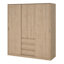 Bonaira 3 Door Manufactured Wood Wardrobe-82963258