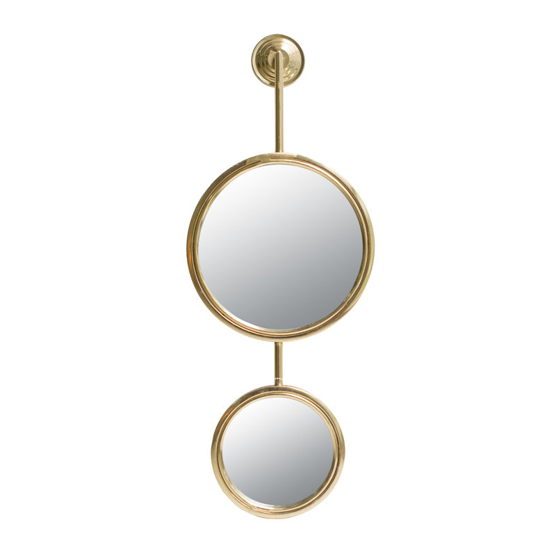 2 Circle Mirrors For Wall Decor
