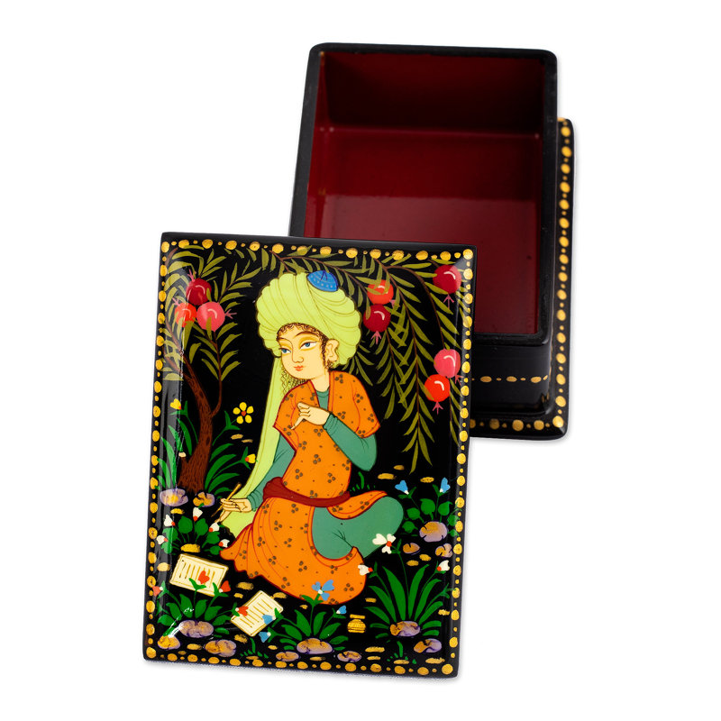 Boîte à bijoux en bois Lamek +