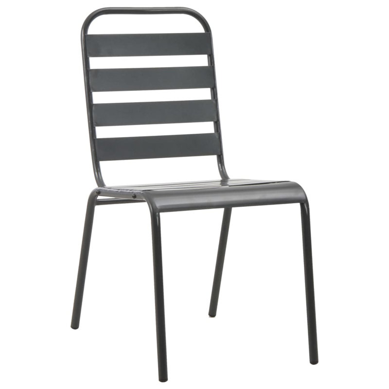 Chaise d'appoint de patio en teck empilable Stretford
