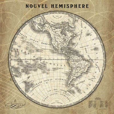 Carte du monde français III