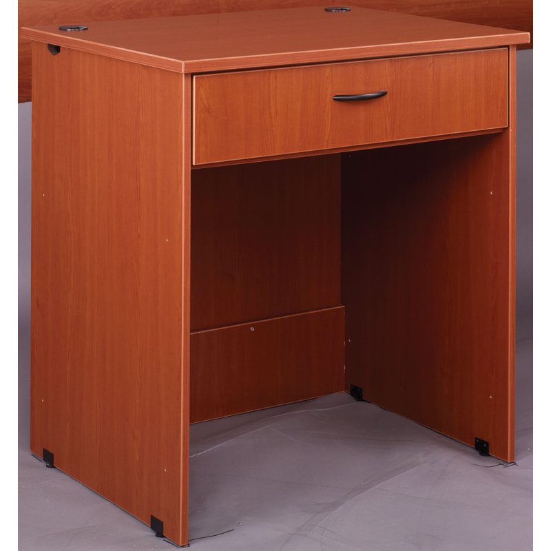 Bureau d'ordinateur pour bibliothèque, H 40 po x l 36 po x P 30 po, Érable