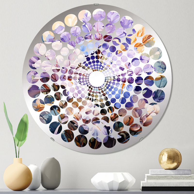 Carleshia Circle Mirror, 23.6" x 23.6"