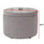 Repose-pieds rond avec rangement 2East 25,6 po-88206600