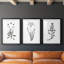 Inky Botanical I - ensemble de 3 reproductions d'art graphique-1118438681-1118438677