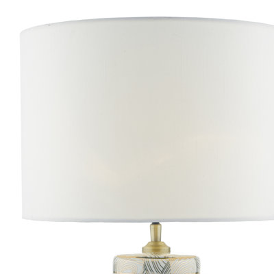 Castonguay 20 cm H Drum Lamp Shade in White