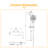Two Function Complete Shower System with Slide Bar 2.1 GPM-118093269