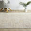 Tapis d'intérieur en filigrane floral ivoire / beige Melby-758257763