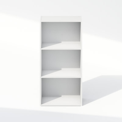 Furinno Reed 3-Tier Open Shelf Multipurpose Closet & Clothing Storage, Storage Organizer, White