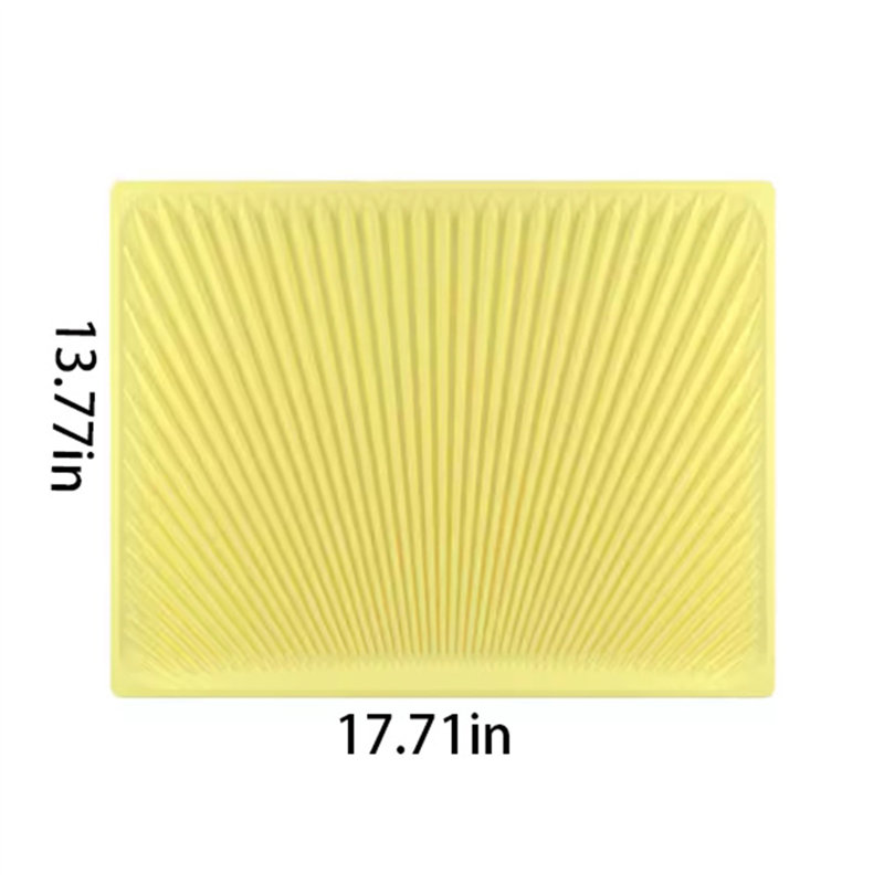 Tapis de litière en plastique, H 0,11 po x l 17,71 po x P 13,77 po