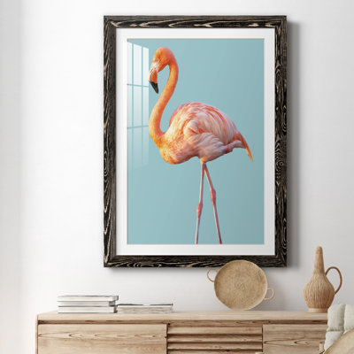 Flamant rose - cadre photo