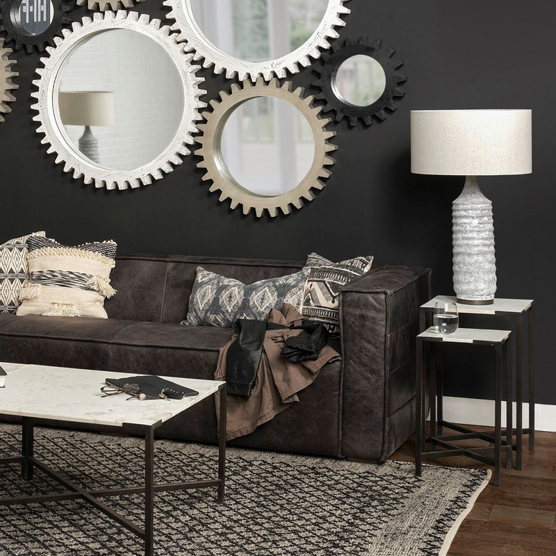 Mckinley Marble Top End Table Set