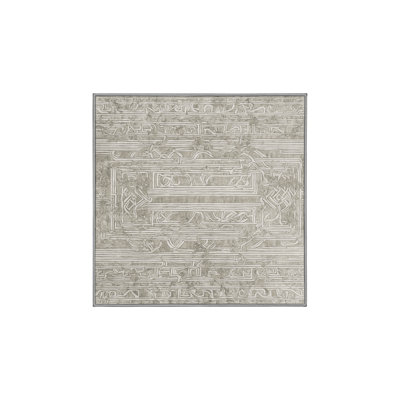 Tapis gris lavable à la machine