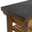 Bromley 54" Kitchen Island Black Quartz Countertop-116489702