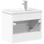 Argita 60mm Single Bathroom Vanity with Drop In Ceramic Basin-1407775917