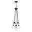 Luminaire suspendu sphère 9 lumières Olson-1626568652