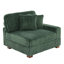 Upholstered Side Chair with Footstool-267339693