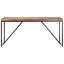 Byxbee Acacia and Mango Rectangular Wood Top Dining Table with Steel Base-411833577-411833578-411833582