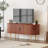 47.2'' Walnut TV Stand with Sliding Door, Modern Entertainment Console Table with Storage for Living Room or Bedroom-2054045411