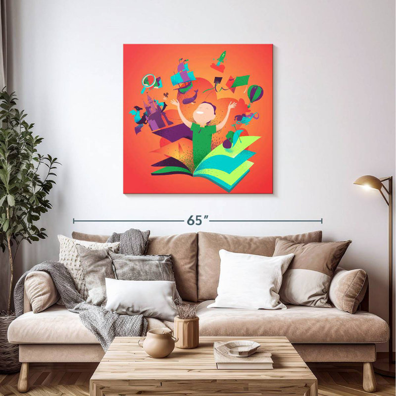 Senne Book Imagination, 39" H x 39" W