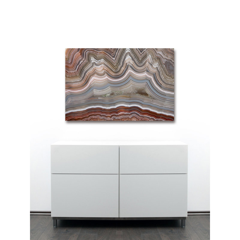 « hemimorphite », reproduction d’art sur toile tendue, H 24 po x l 36 po x P 1,5 po
