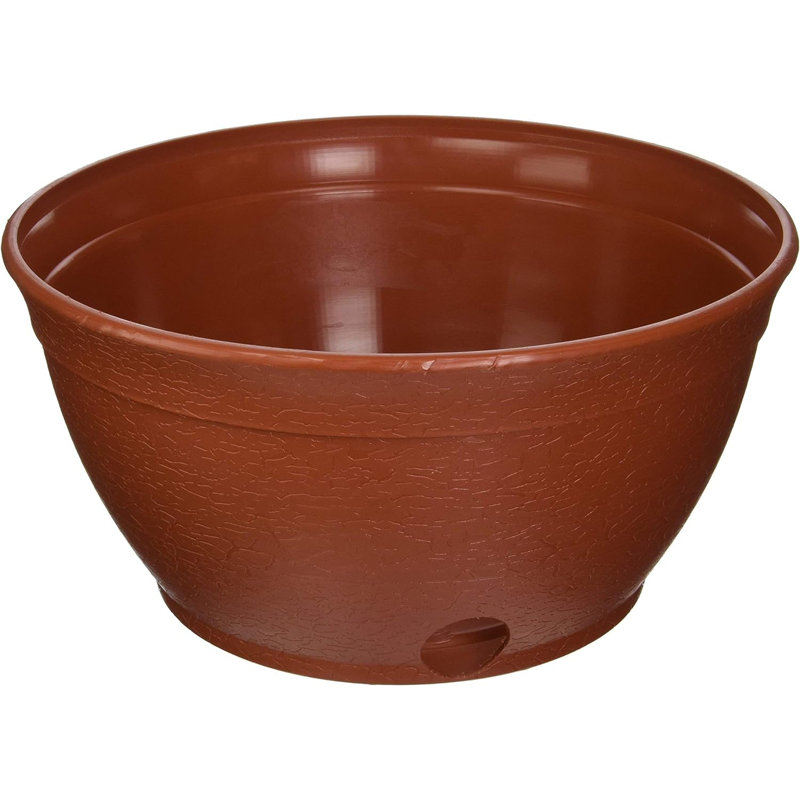 Cache-tuyau extensible - Pot de rangement pour tuyau extensible - Terre cuite rustique