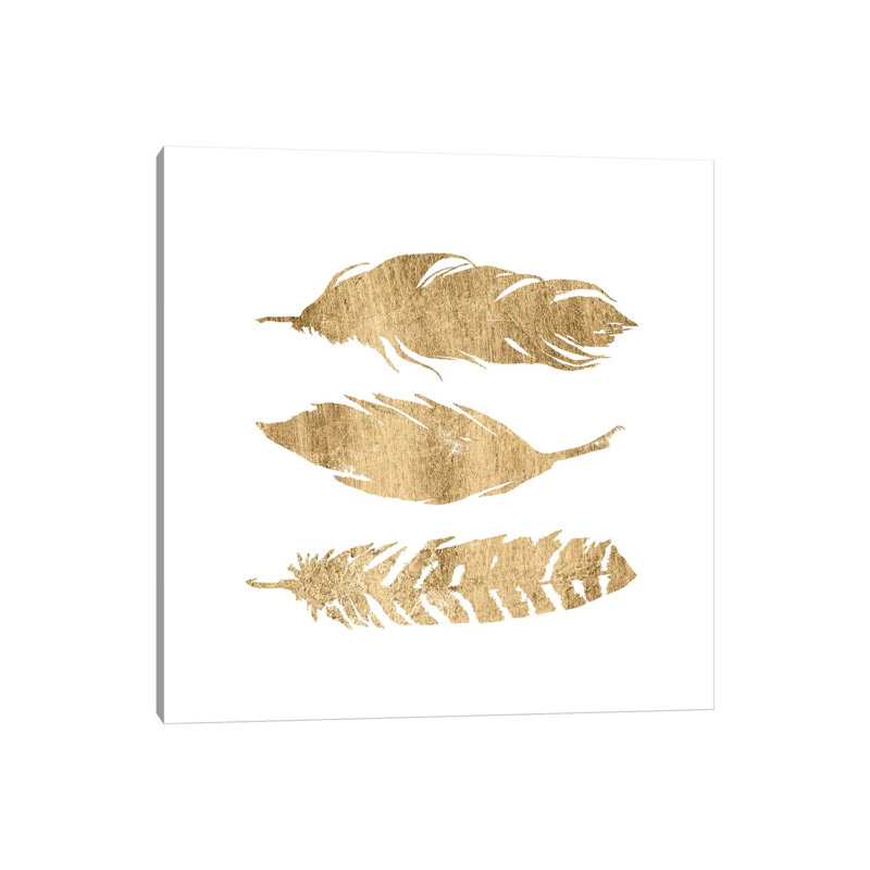 Golden Quote IV by Anna Hambly - Wrapped Canvas Print, 66.04 cm H x 66.04 cm W x 3.175 cm D
