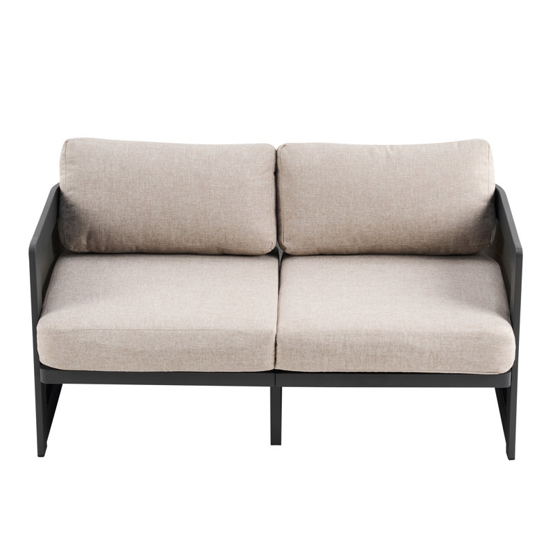 Causeuse d'extérieur en aluminium Vento Modern