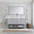 61'' Double Bathroom Vanity Top with Sink