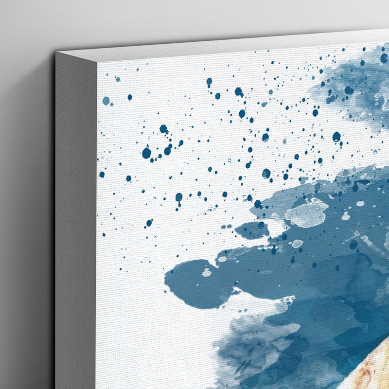 Sea Turtle - Wall Art, 50cm H x 76cm W, Wrapped Canvas