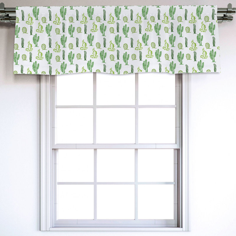 Sateen Ruffled Window Valance