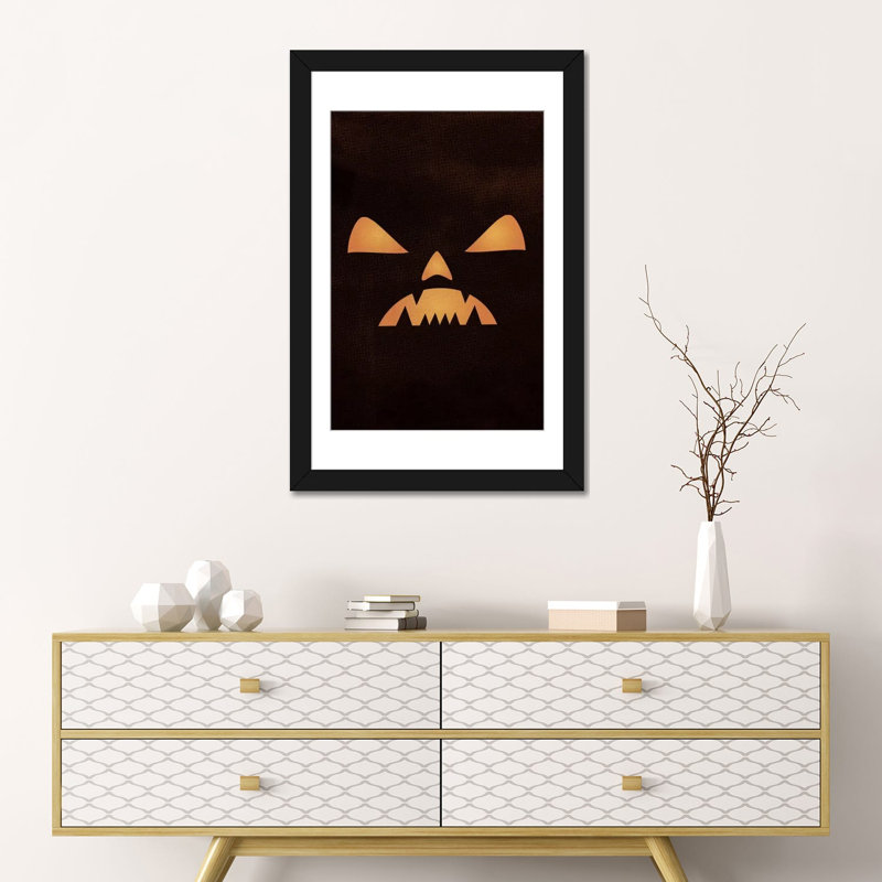 «The Nightmare of the Jack-O'-Lantern Lantern», impression sur toile tendue, H 24 po x l 16 po x P 1 po, Blanc