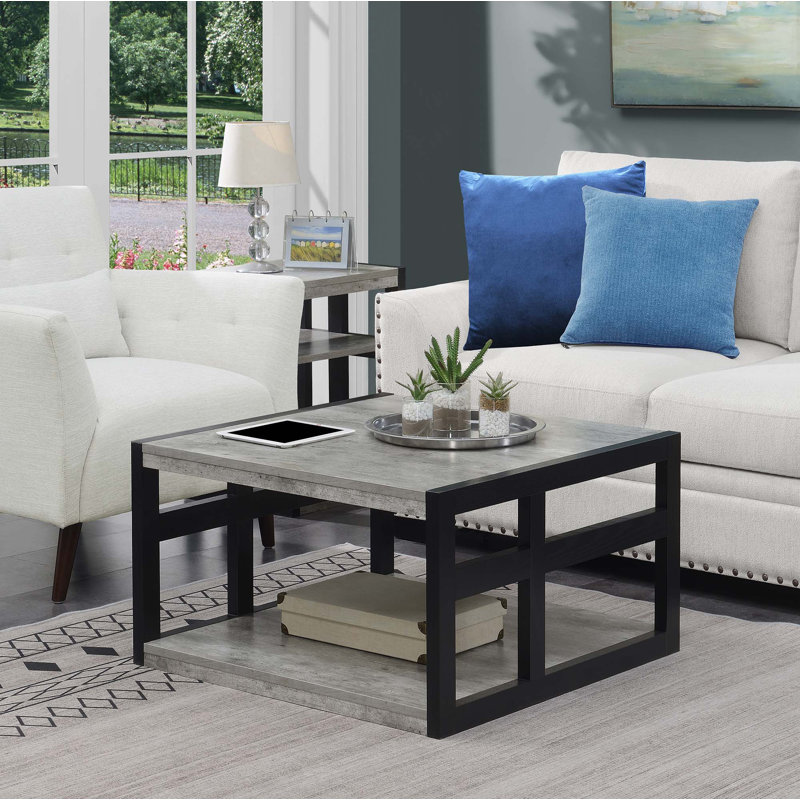 Table basse Corralitos, Gris patiné, H 18 po x L 31,5 po