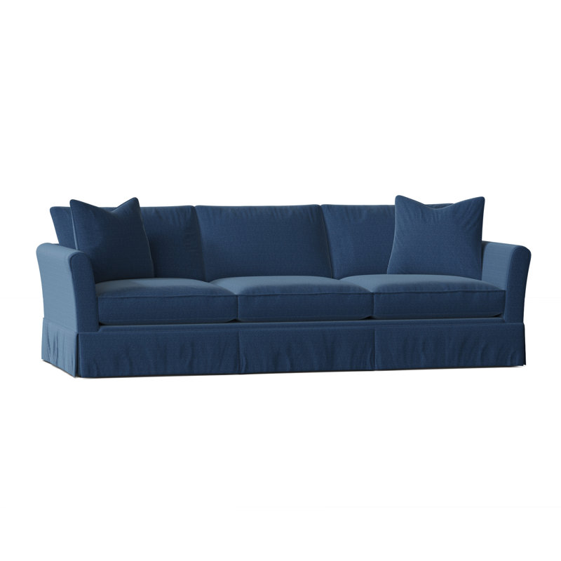 Canapé rembourré 83 po Shelby, Denim classique indigo sergé