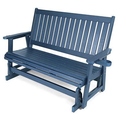 Banc oscillant 3 places en poly Lumber
