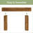 Versatile End Table,Compact Console Table,Wood Coffee Table