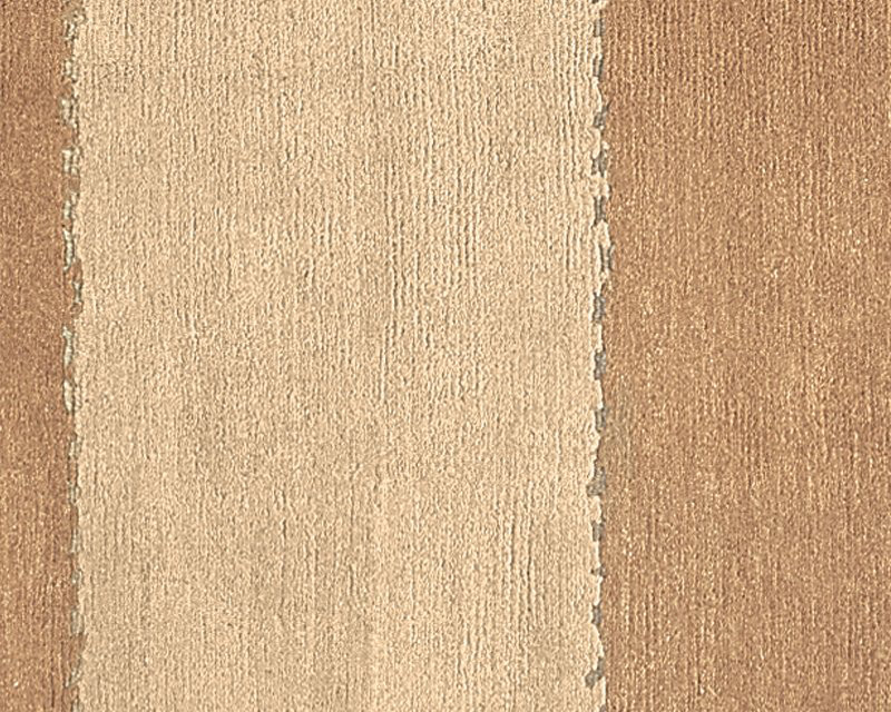 Tapeats Wool Striped Area Rug in Beige/Neutral, Rectangle 6' x 9'