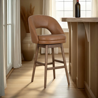 Tabouret de bar ou de bar en similicuir Kendricque