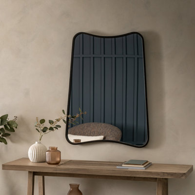 Ava Metal Flat Wall Mirror