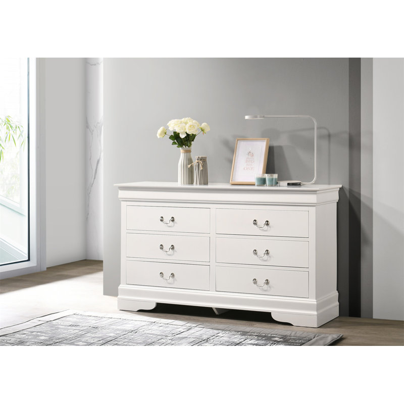 Commode Louisphillipe G02175-D, Blanc