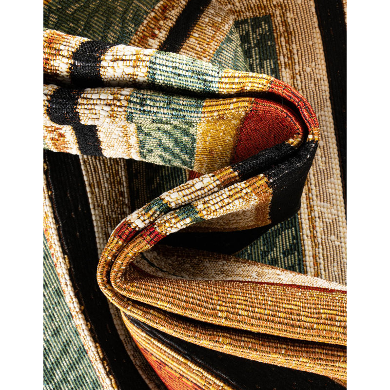 Tapis intérieur / extérieur Drift Hower, Rond 7 pi 10 po