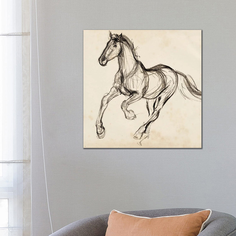 Gestural Apaloosa I by Jennifer Paxton Parker - Wrapped Canvas Print, 66.04 cm H x 66.04 cm W x 1.91 cm D