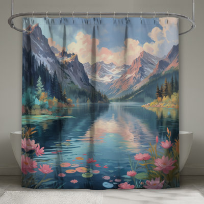 Rideaux de douche Mountain Lake