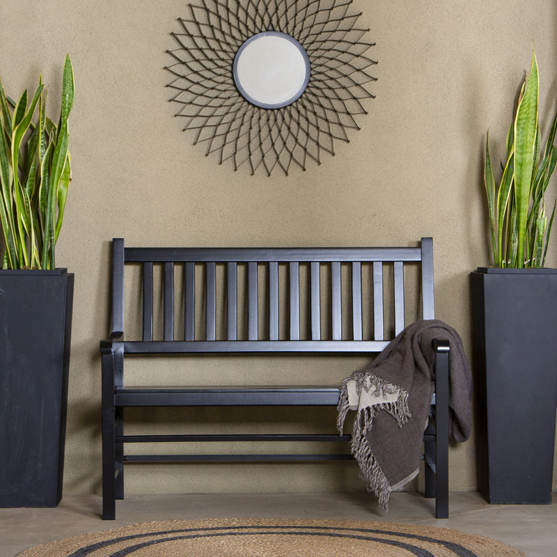 Banc d'extérieur Almah, Noir